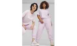 Bluzka damska Puma Ess Cropped Logo różowa 586866 60