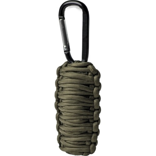 Zestaw survivalowy paracord, mały, zielony