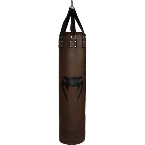 Venum Vintage Heavy Bag - brązowa - wypełniona - skóra bydlęca