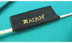 Ręcznik Adam, czarny, z etui, 33x16 cm
