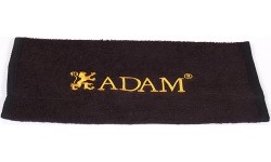 Ręcznik Adam, czarny, z etui, 33x16 cm
