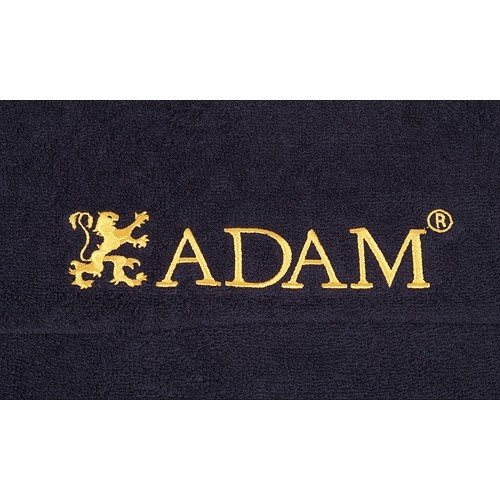 Ręcznik Adam, czarny, z etui, 33x16 cm