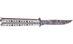 Damasceński nóż motylkowy Joker JKR646