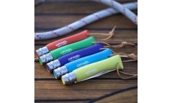 Opinel Colorama 07 inox j.green nóż z rzemieniem