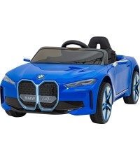 Pojazd elektryczny BMW I4 niebieski