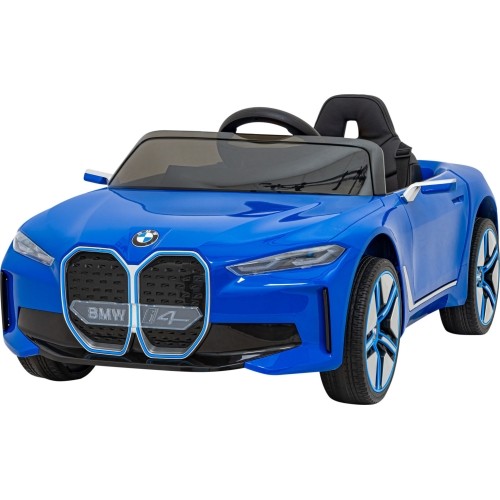 Pojazd elektryczny BMW I4 niebieski