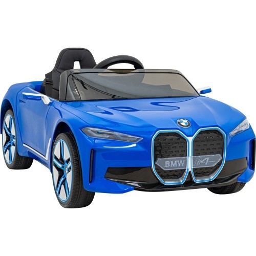 Pojazd elektryczny BMW I4 niebieski