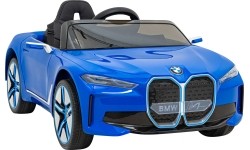 Pojazd elektryczny BMW I4 niebieski