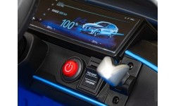 Pojazd elektryczny BMW I4 niebieski