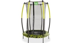 EXIT Tiggy trampolina juniorska z zabezpieczeniem ø140cm - czarna/zielona