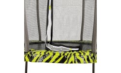 EXIT Tiggy trampolina juniorska z zabezpieczeniem ø140cm - czarna/zielona