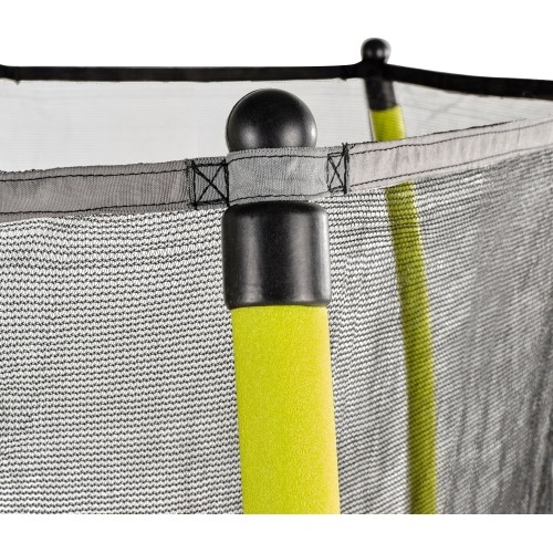 EXIT Tiggy trampolina juniorska z zabezpieczeniem ø140cm - czarna/zielona