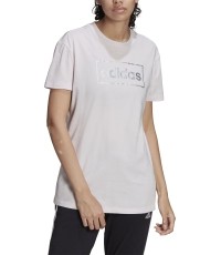Koszulka damska Adidas W Fl Bx G Tee, różowa HC5569
