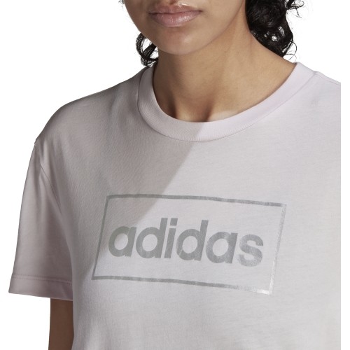 Koszulka damska Adidas W Fl Bx G Tee, różowa HC5569