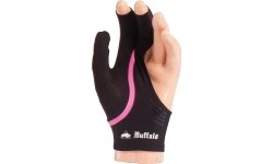 Rękawica bilardowa Buffalo, czarna/różowa, rozmiar S