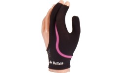 Rękawica bilardowa Buffalo, czarny/różowy, rozmiar M