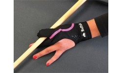 Rękawica bilardowa Buffalo, czarny/różowy, rozmiar M