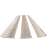 Luźny klosz ze szczotkowanego chromu 37c