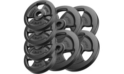 Zestaw obciążeń żeliwnych kierownica 30 kg / 4 x 5 kg + 4 x 2,5 kg - Marbo Sport