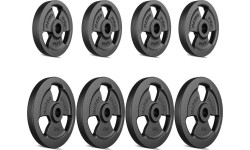 Zestaw obciążeń żeliwnych Marbo, 30 kg / 4x5 kg + 4x2,5 kg