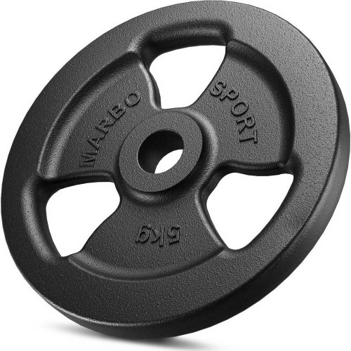 Zestaw obciążeń żeliwnych Marbo, 30 kg / 4x5 kg + 4x2,5 kg