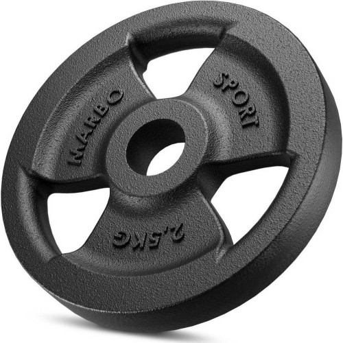 Zestaw obciążeń żeliwnych Marbo, 30 kg / 4x5 kg + 4x2,5 kg