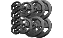Zestaw obciążeń żeliwnych Marbo, 29 kg / 4x5 kg + 2x2,5 kg + 4x1 kg