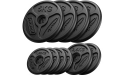 Zestaw obciążeń żeliwnych olimpijskich 30 kg / 4 x 5 kg + 2 x 2,5 kg + 4 x 1,25 kg - Marbo Sport