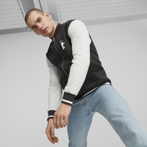 Bluza męska Puma Squad Track Jacket, czarno-szara 676018 01