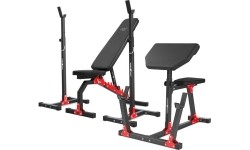 Zestaw MH9 | Ławka dwustronna + stojaki regulowane + modlitewnik - Marbo Sport