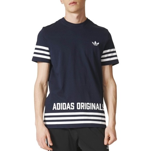 Koszulka Adidas Originals STREET GRP TEE Blue AZ1139