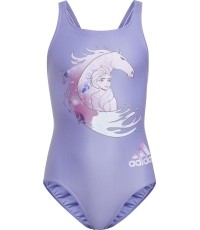 Strój kąpielowy dla dziewczynek Adidas YG Frozen Suit, fioletowy