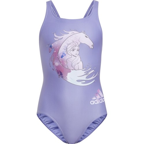 Strój kąpielowy dla dziewczynek Adidas YG Frozen Suit, fioletowy
