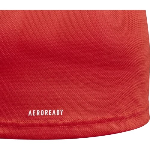 T-shirt Adidas Designed To Move Big Logo Tee Jr, czerwony