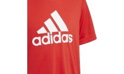 T-shirt Adidas Designed To Move Big Logo Tee Jr, czerwony