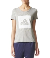Bluzka Adidas ID Badge of Sport Tee Grey CF4664