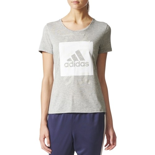 Bluzka Adidas ID Badge of Sport Tee Grey CF4664