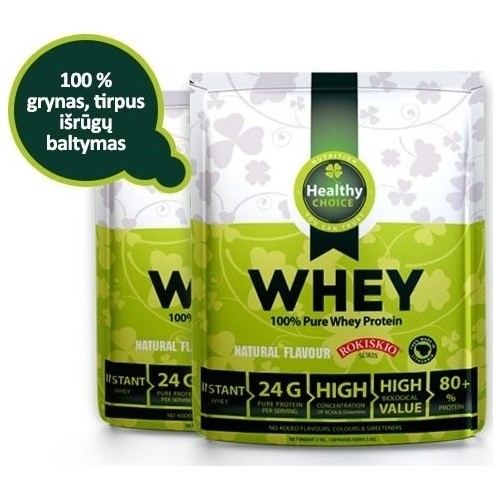 Whey Protein Concentrate Healthy Choice, 2kg