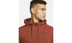Bluza męska Nike Df Hdie Fz Fl brązowa CZ6376 832