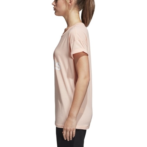 Adidas Palaidinė Ess Lin Lo Tee Coral