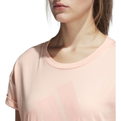 Adidas Palaidinė Ess Lin Lo Tee Coral