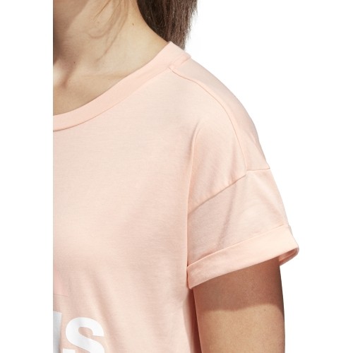 Koszulka Adidas Ess Lin Lo Tee Coral CZ5776
