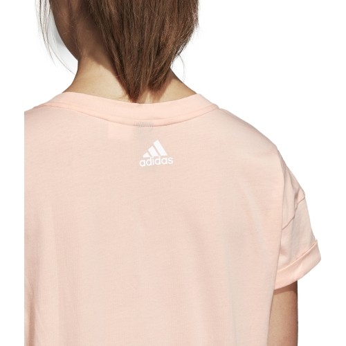 Adidas Palaidinė Ess Lin Lo Tee Coral