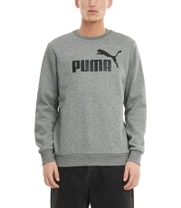 Bluza męska Puma Ess Big Logo Crew szara 586678 03