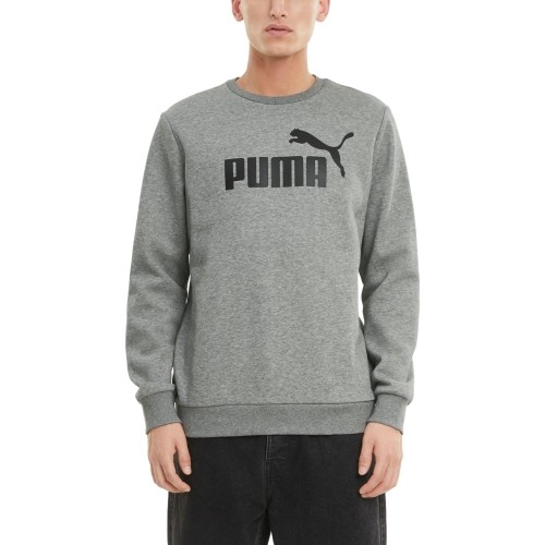 Bluza męska Puma Ess Big Logo Crew szara 586678 03