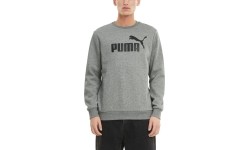 Bluza męska Puma Ess Big Logo Crew szara 586678 03