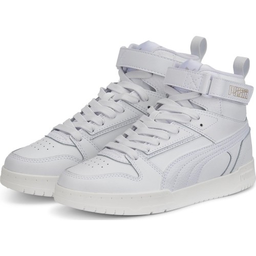 Buty młodzieżowe Puma Rbd Game Jr białe 386172 02