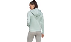 Bluza damska Adidas W E Lin FZ HD zielona FM6484