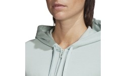 Bluza damska Adidas W E Lin FZ HD zielona FM6484