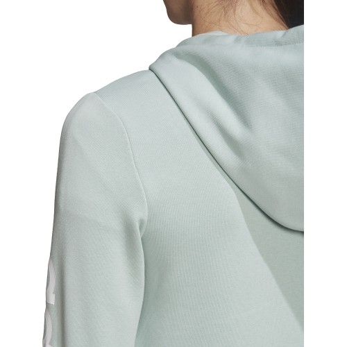Bluza damska Adidas W E Lin FZ HD zielona FM6484